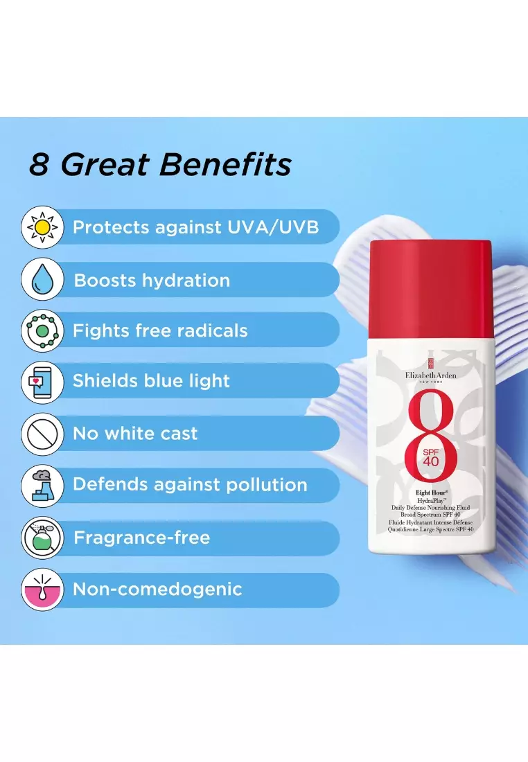 Elizabeth Arden Eight Hour® HydraPlay™ Daily Defense Nourishing Fluid Broad Spectrum SPF 40