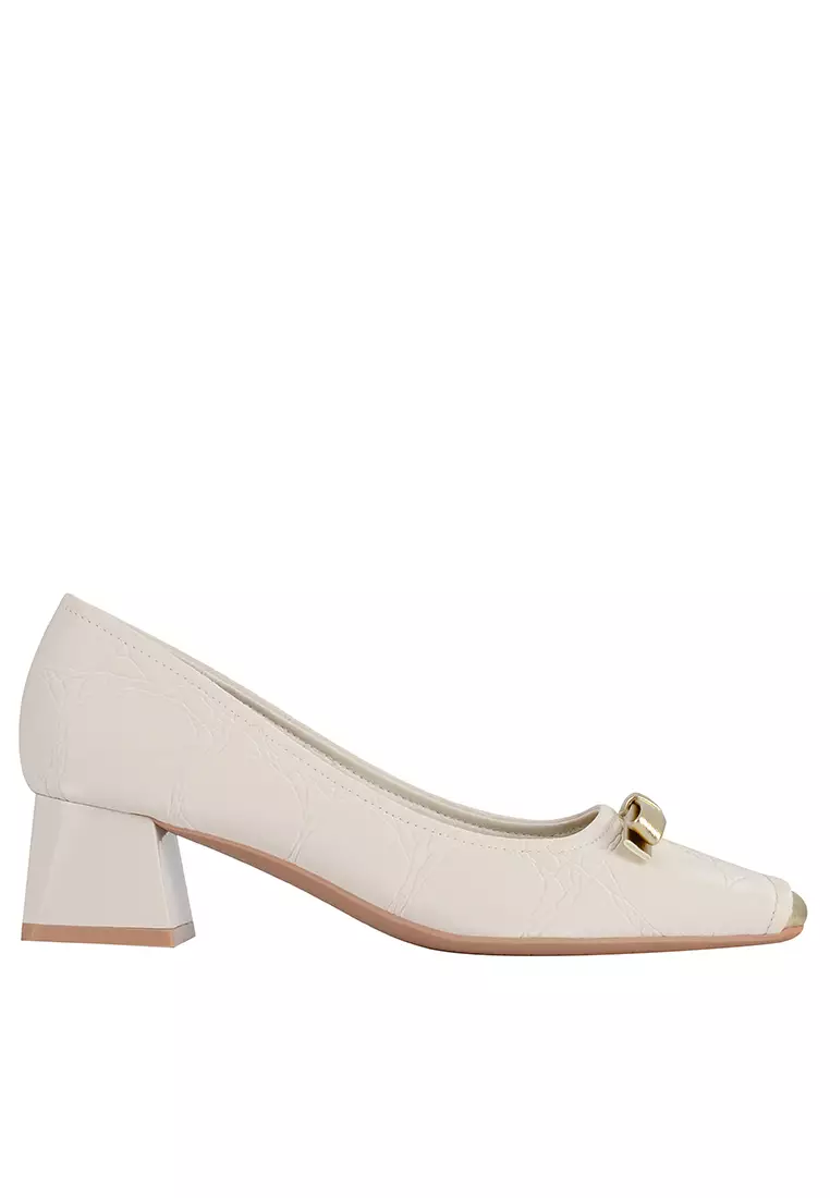 Discount on Twenty Eight Shoes  shoes - SKU: 4.5cm Bow Knot Faux Patent Pumps Xj332-45