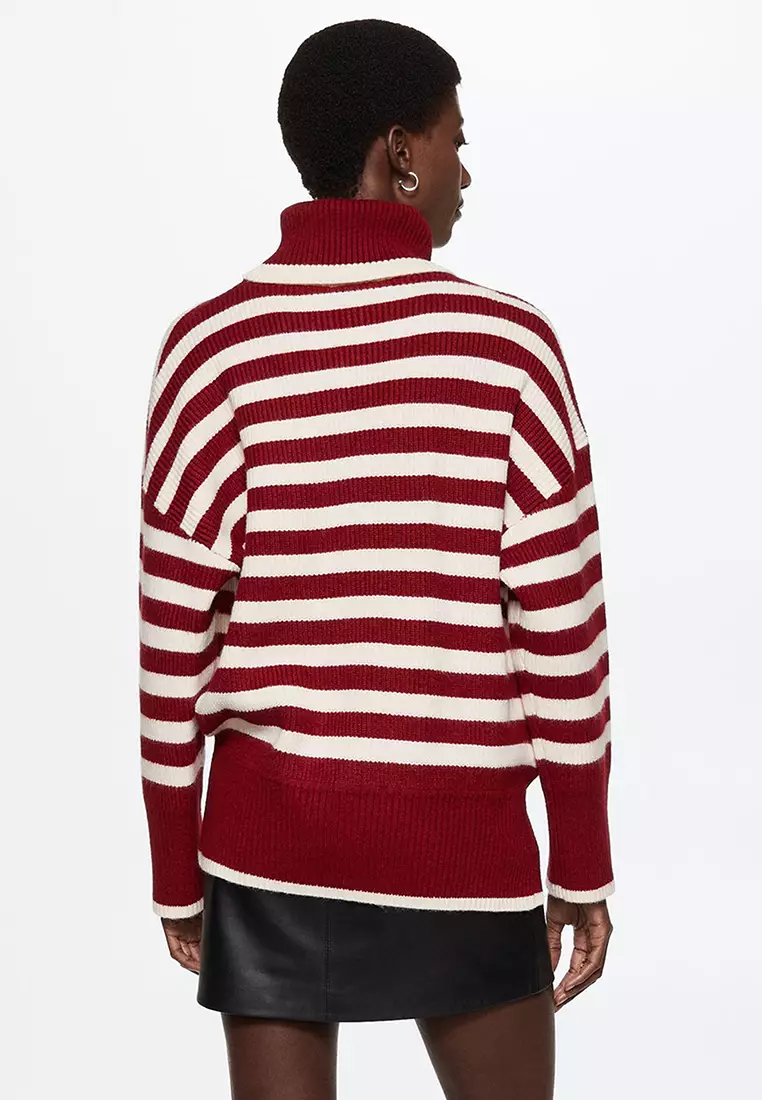 Buy Mango Striped Turtleneck Sweater 2023 Online | ZALORA Philippines