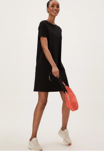 MARKS u0026 SPENCER Pure Cotton Knee Length T-Shirt Dress | ZALORA Philippines
