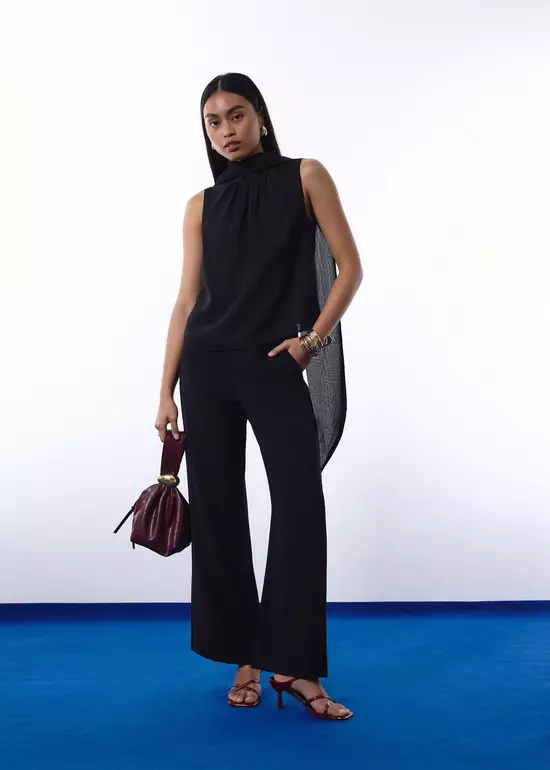 Atasan Wanita - Nabi Multi-way Mock Neck Shell Top