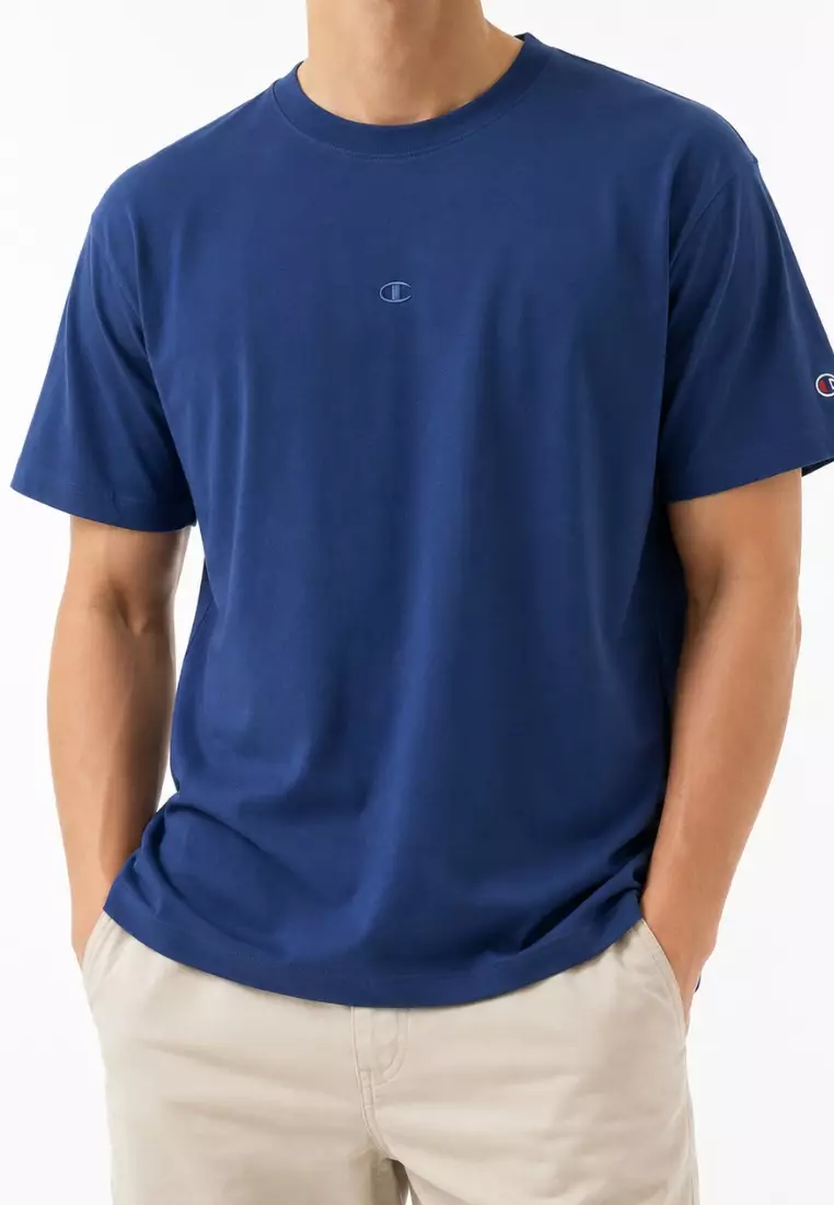 Men's Center C Logo Crewneck Oversize T-Shirt