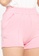 UniqTee pink Comfort Shorts with Elastic Waistband EA086AA5931536GS_3
