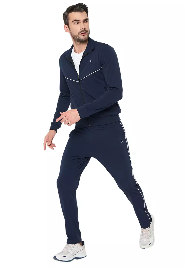 Men's Track Jacket Philippines Navy Blue/White – Arza Sports, Baseball Activewear, S-2XL