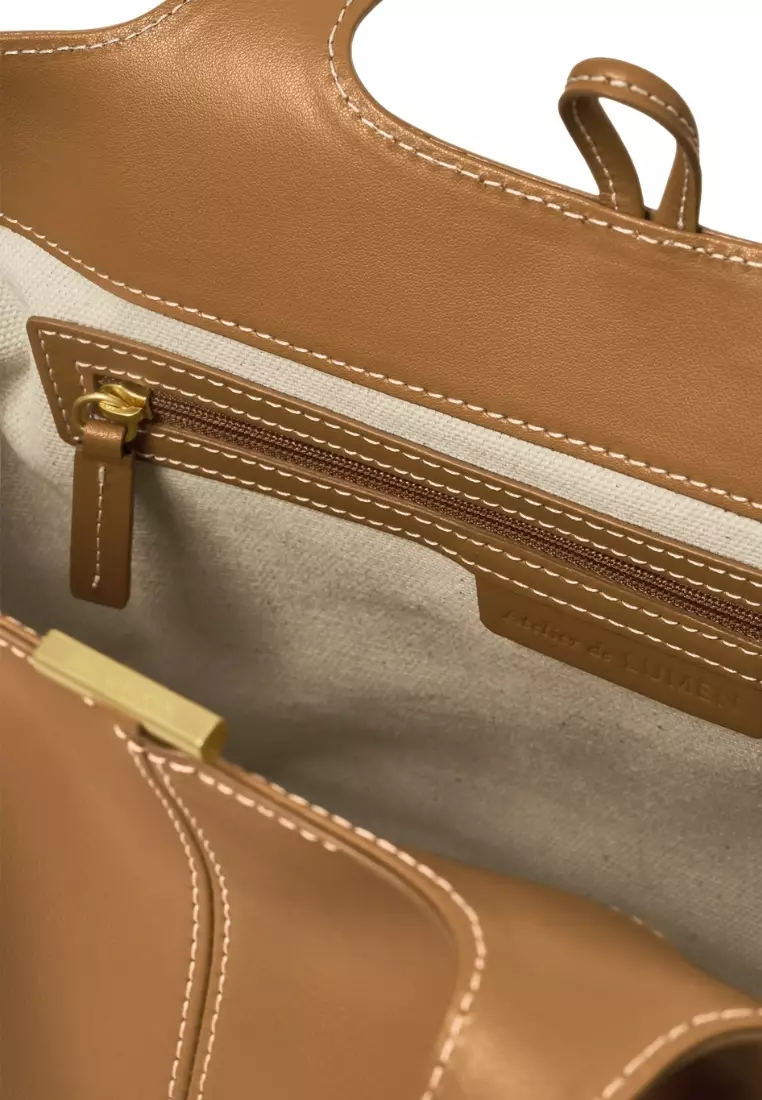 Panier Tote Bag - Tan brown