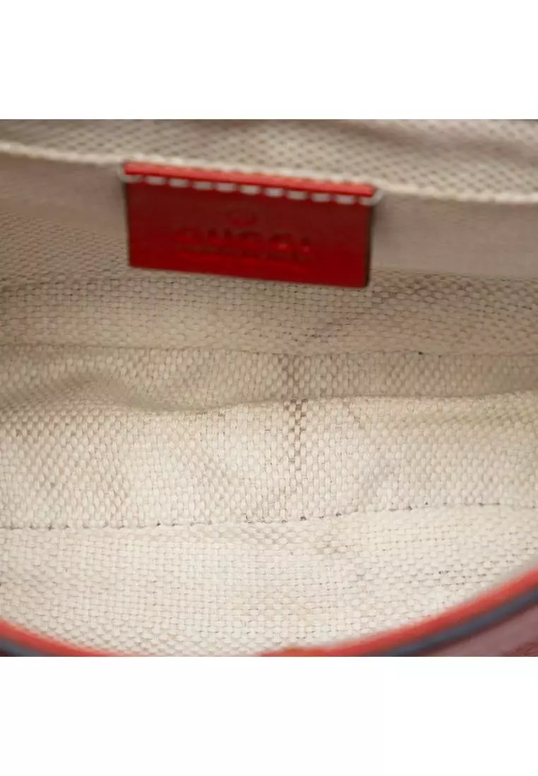Pre-Loved Gucci Small Leather Soho Chain Flap Crossbody
