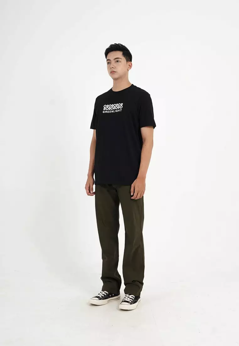 Greenlight Men's T-Shirt Short Sleeve Regular Fit Cotton Biman OL-C381124