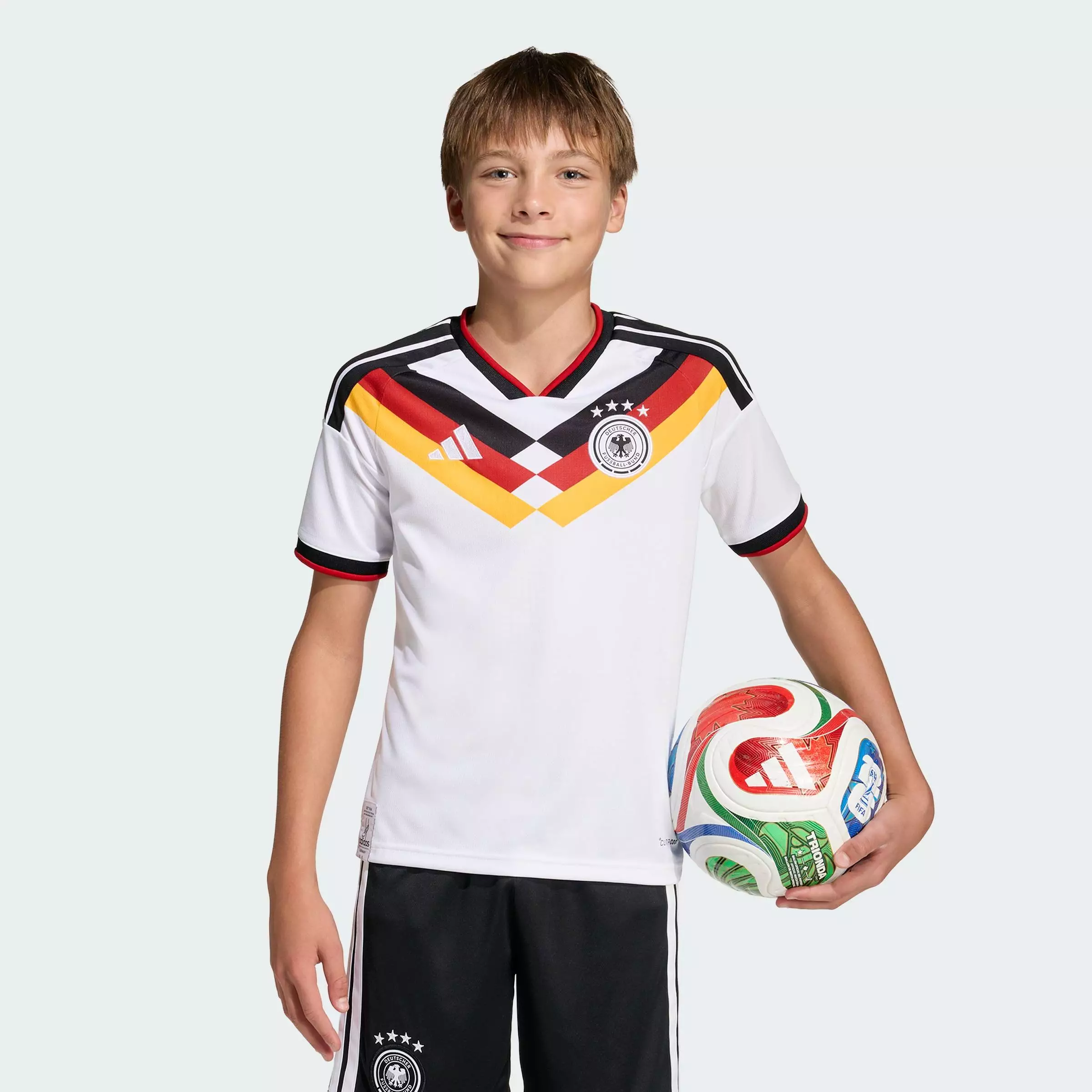 Football Germany 26 Home Kids Jersey Unisex White JZ4560