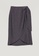 SISLEY grey Midi Skirt with Sash 2454FAAD621DEAGS_4