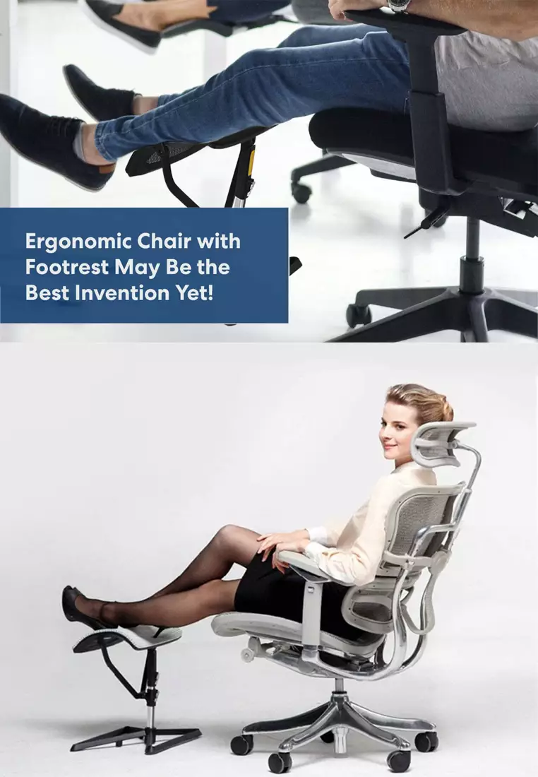 Ergonomic Chair with Footrest May Be the Best Invention Yet!