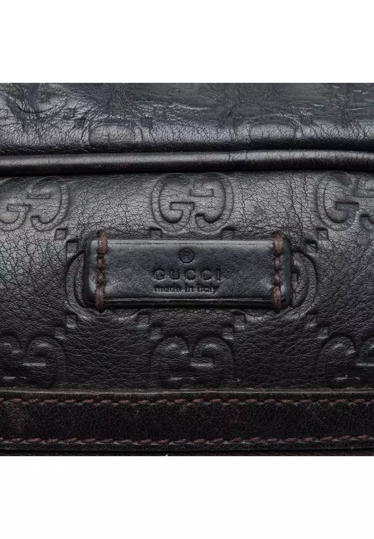 Pre-Loved Gucci Guccissima Crossbody
