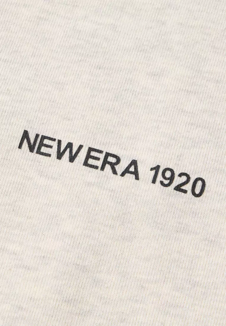 NE 1920 Wordmark Oatmilk Crew Neck Sweatshirt