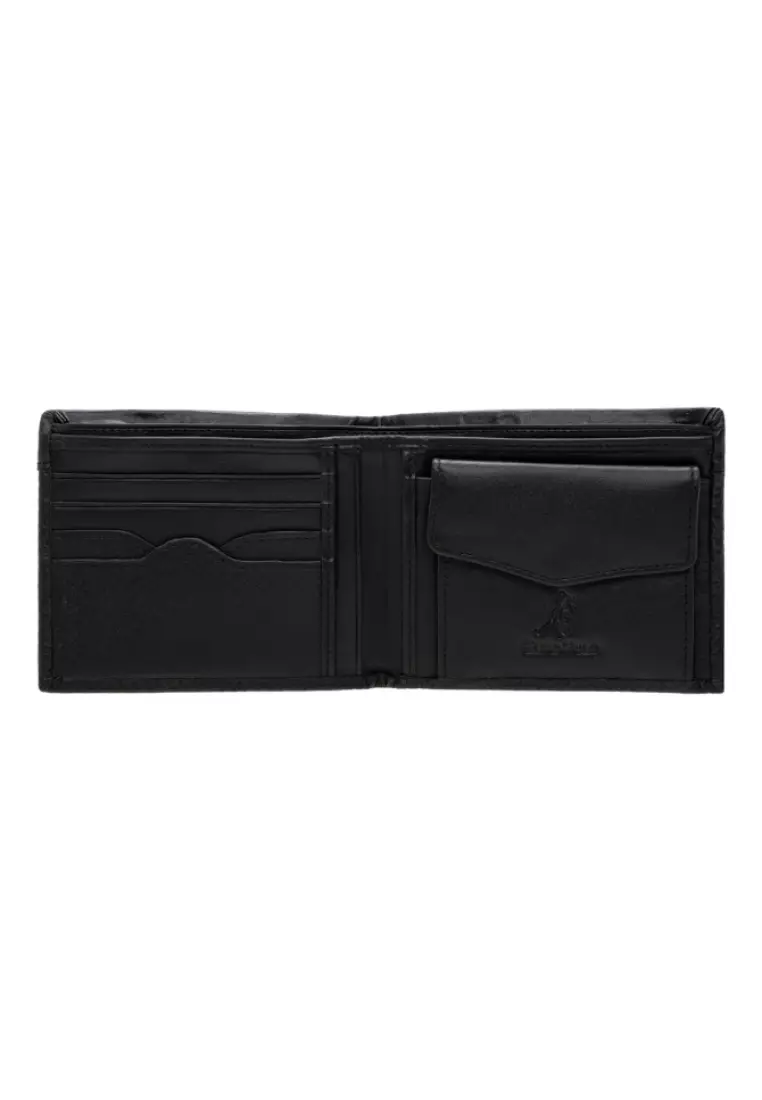 Men's Genuine Leather Bifold Coin Wallet EWA 40170
