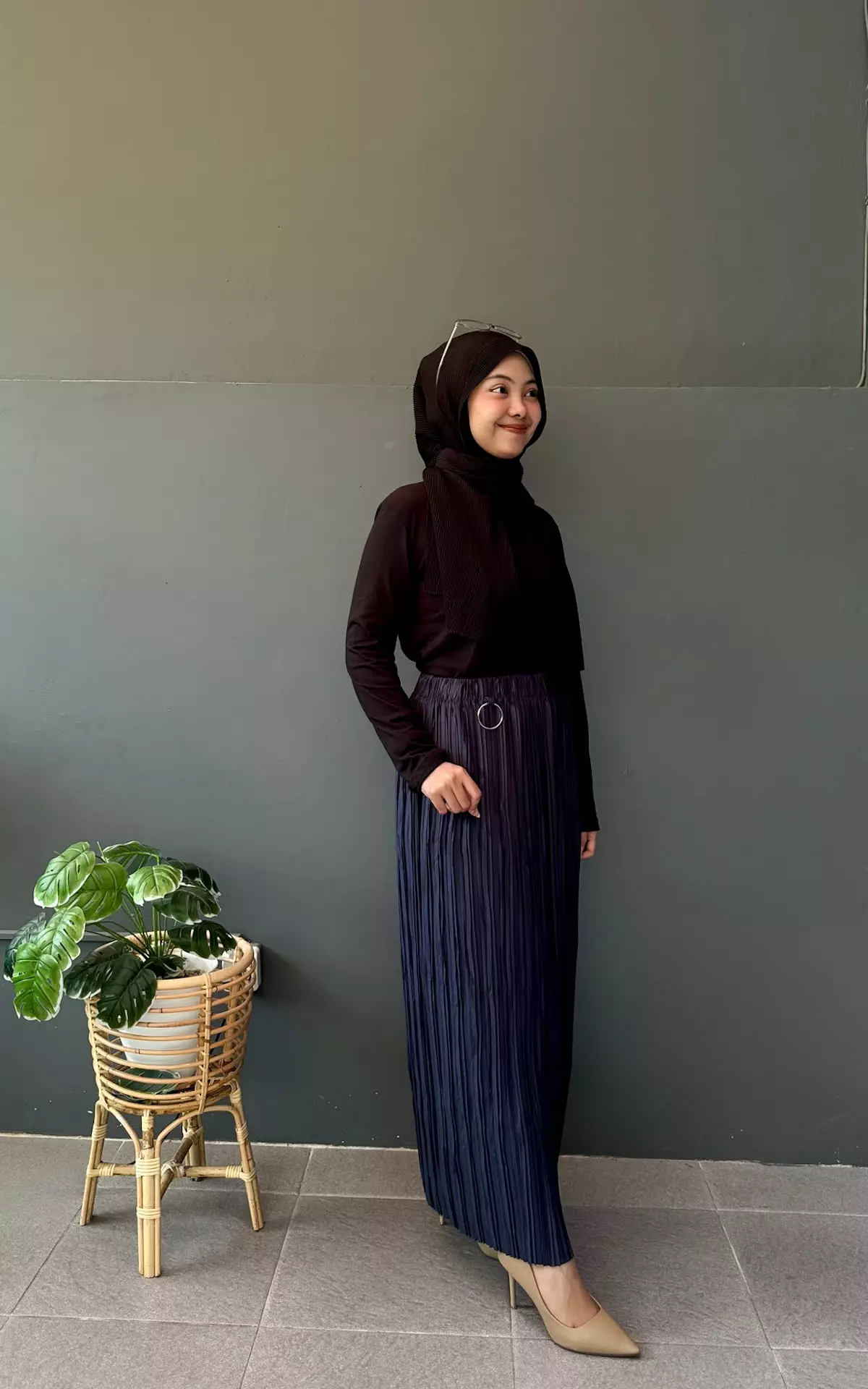 Bella Pleats Skirt - Rok Span Plisket