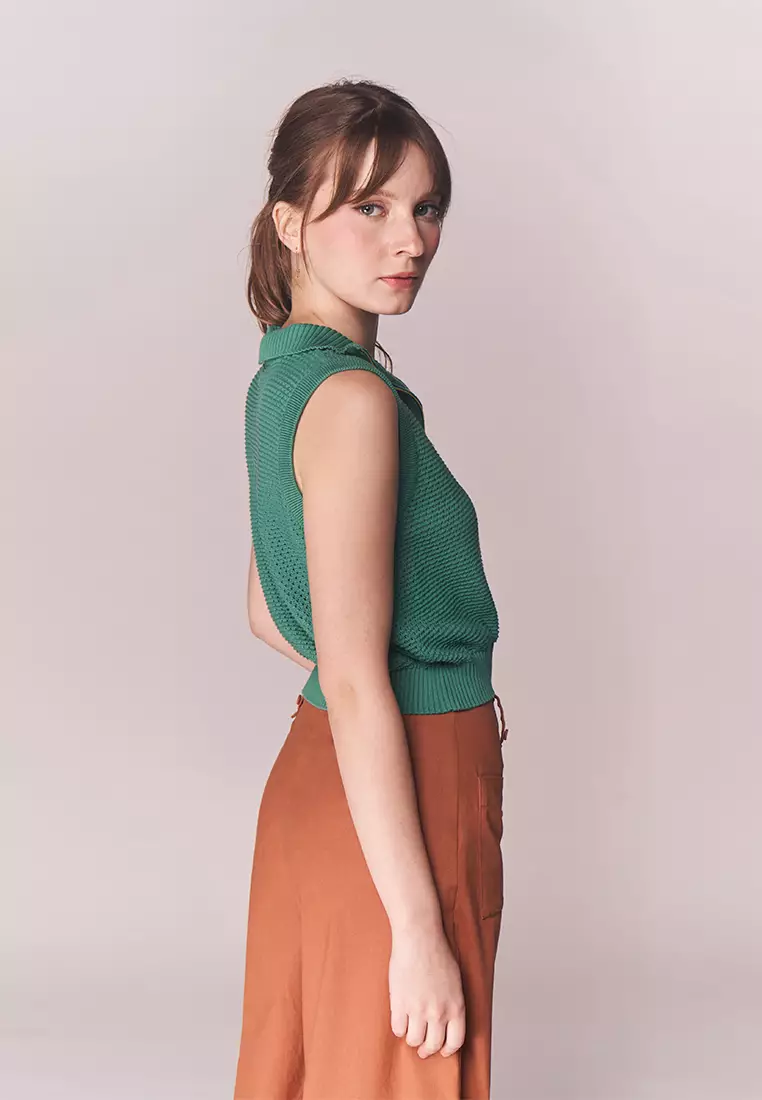 Solstice Belta Sleeveless Top