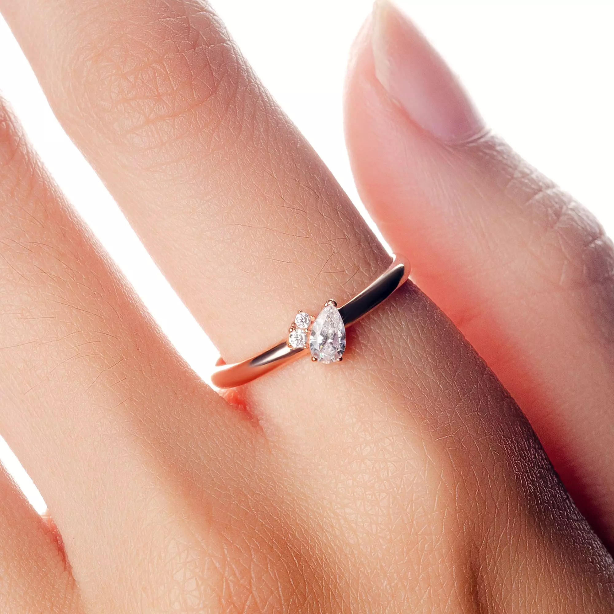 Cincin Emas 7k - Soul Gold Ring - With Love Collection - Cassandra Lee x Juene Jewelry