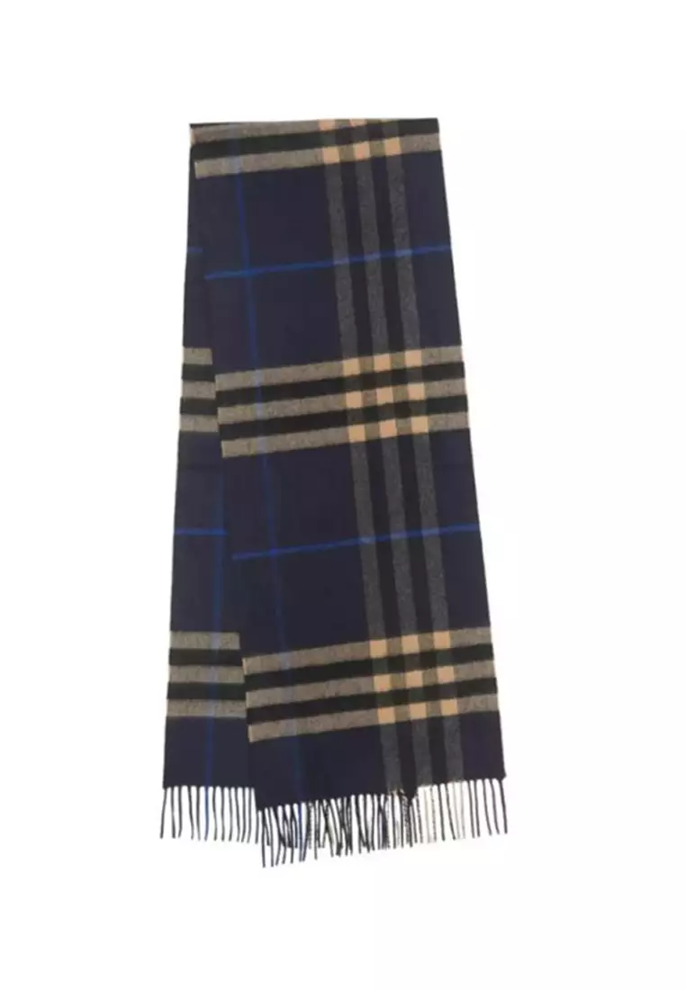 Burberry indigo 2024 blue scarf