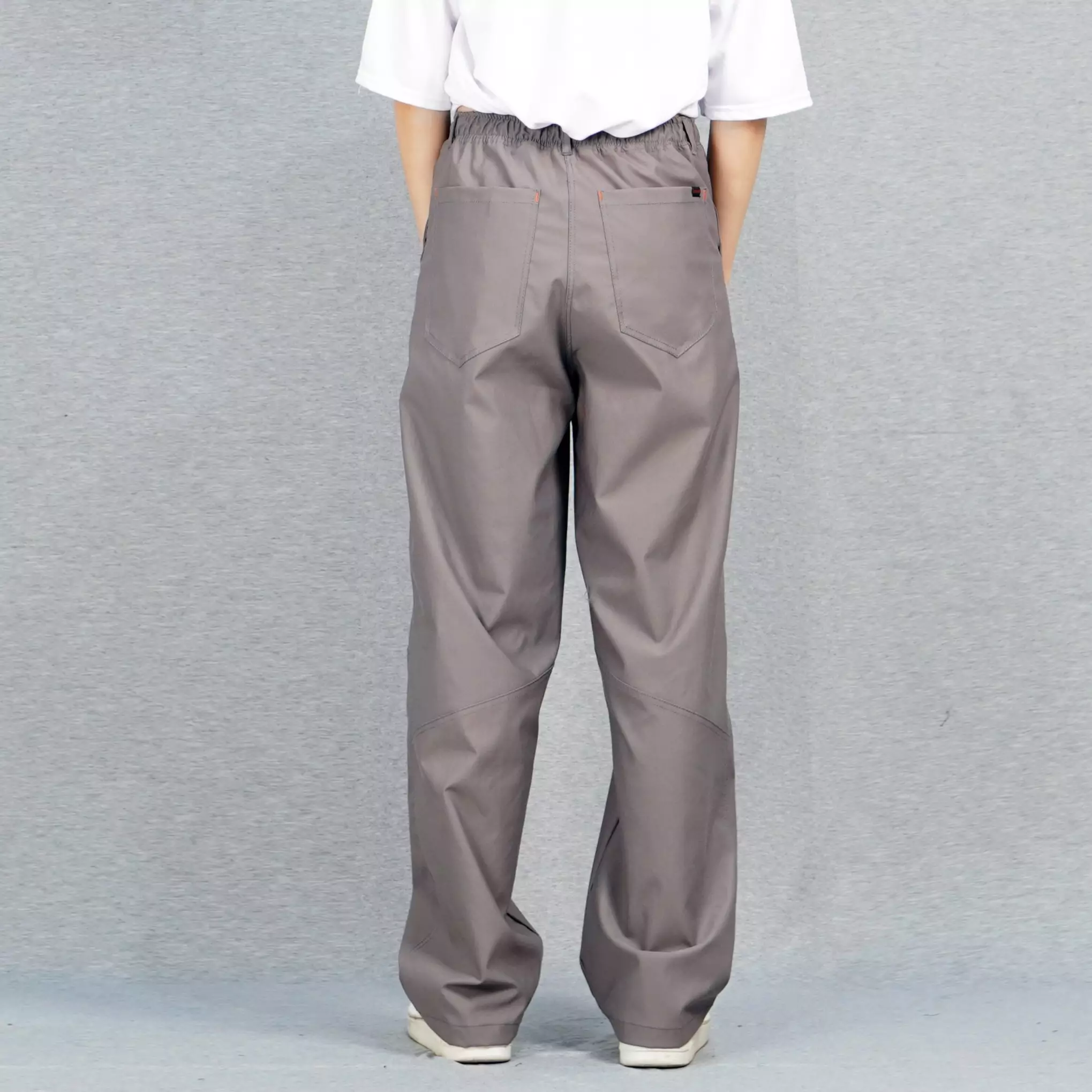 HIRO Celana Baggy Wanita Celana Loose Wanita Loose Pants Wanita Celana Panjang Baggy - ABU