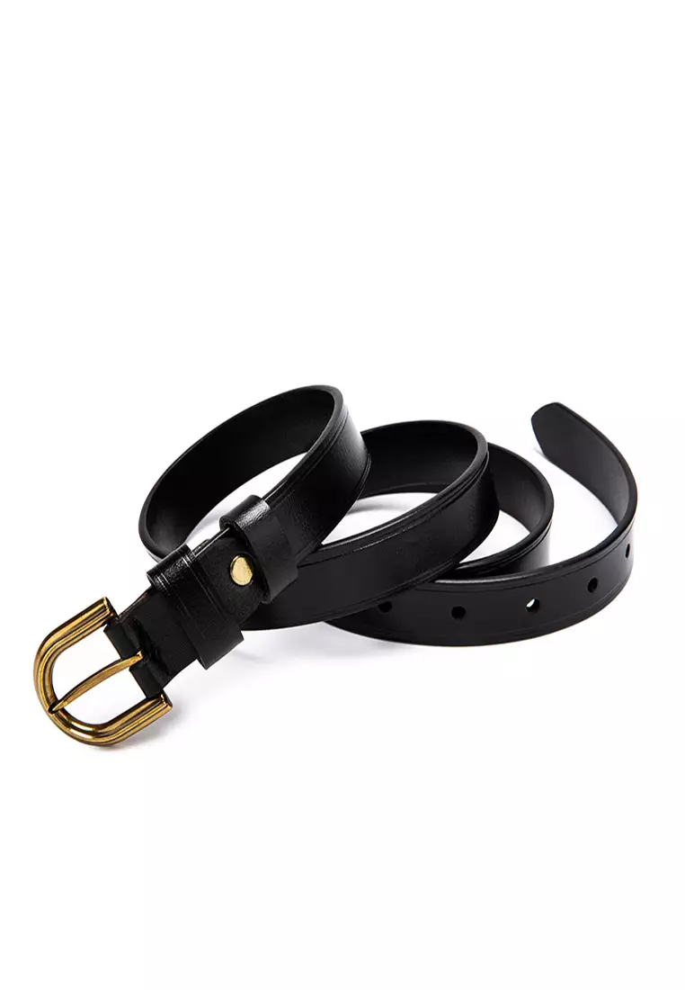 GYKACO CELISE Black - Ikat Pinggang Wanita - Fashion Belt / Sabuk