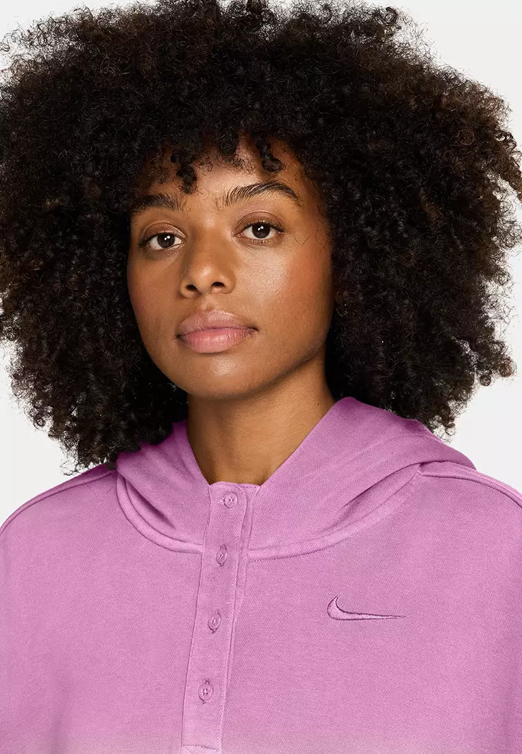 Phoenix Fleece Henley Dip Women's Hoodie