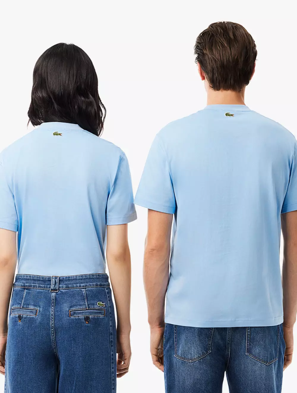 Classic Fit Lacoste Print T-shirt - Blue