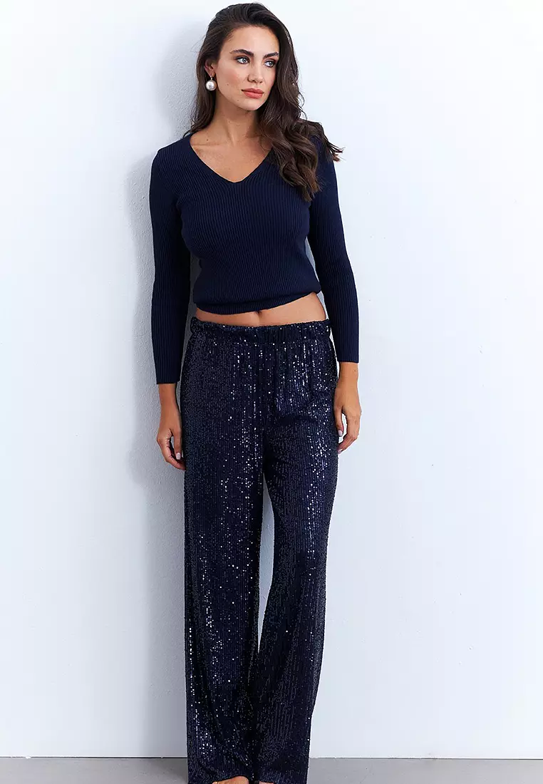 Sequined Trousers