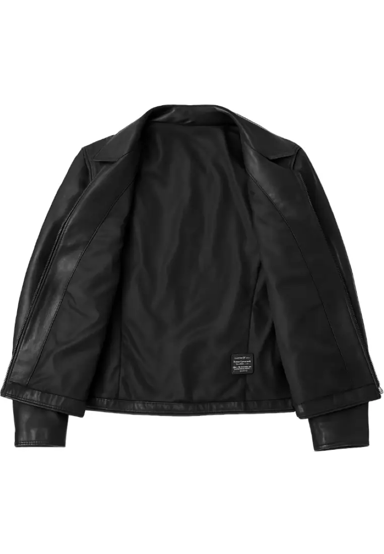 Real Leather Jacket Black- Lamb skin Jacket- Jacket for Men- Oxhide BIKER