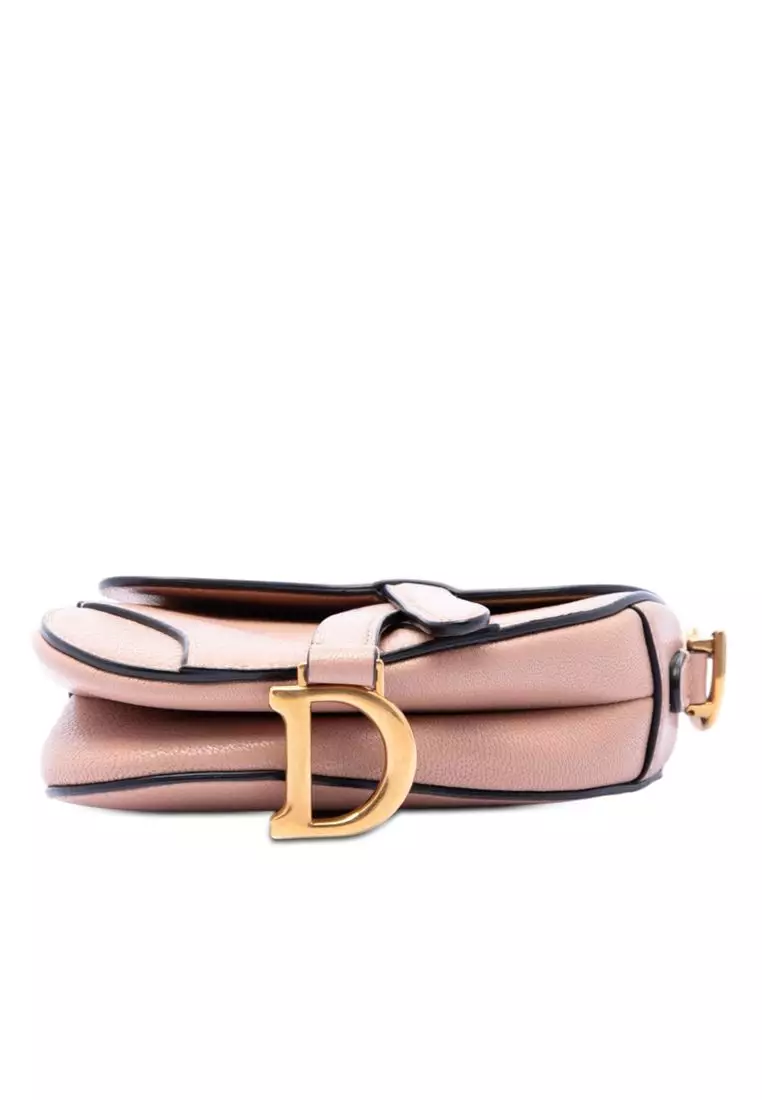 Pre-Loved Dior Micro Goatskin Saddle Bag