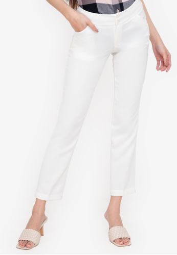 F.101 white Office-Casual Skinny Pants 8384AAA687752FGS_1