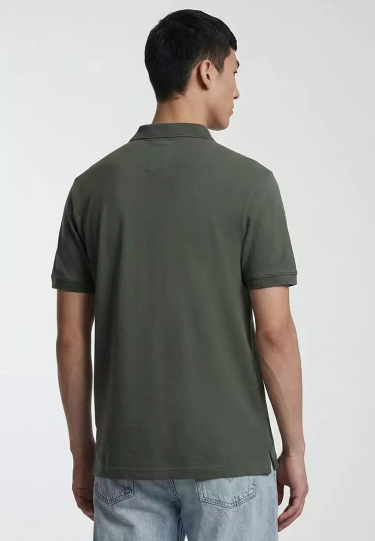 Logo Pique Polo Shirt