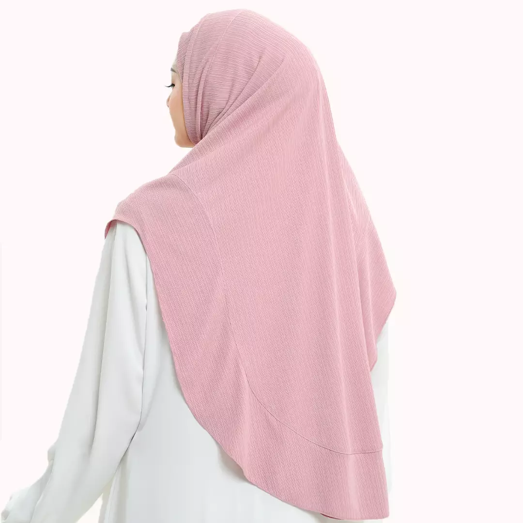 Rabbani - Kerudung Instan Muslim Wanita Laxeda Exclusive XXL - Pink Muda
