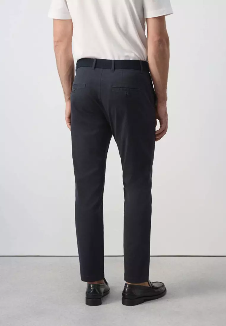 Prato Cropped Tapered Chino Trousers