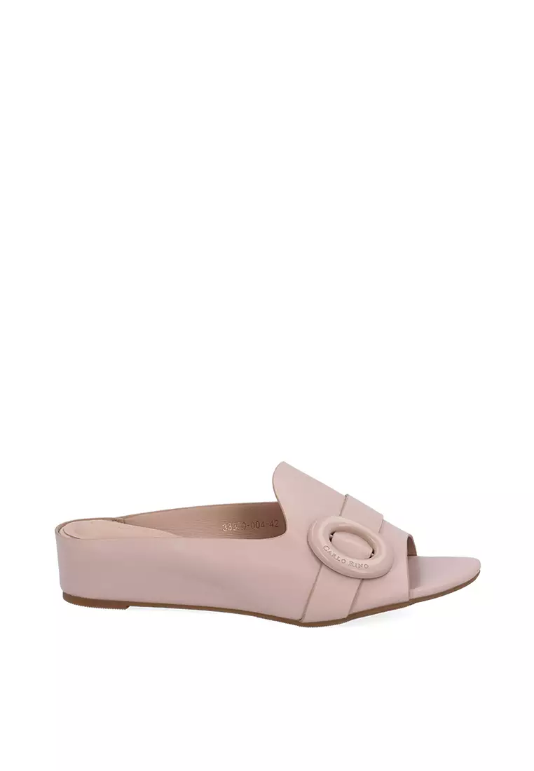 Discount on Carlo Rino  shoes - SKU: Medium Beige Vega Wedges