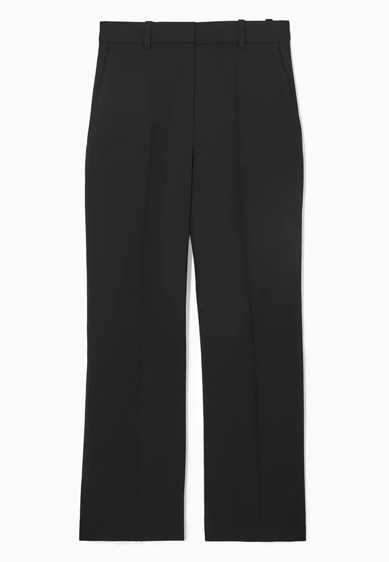 Buy COS Flared Wool Trousers 2024 Online ZALORA Singapore