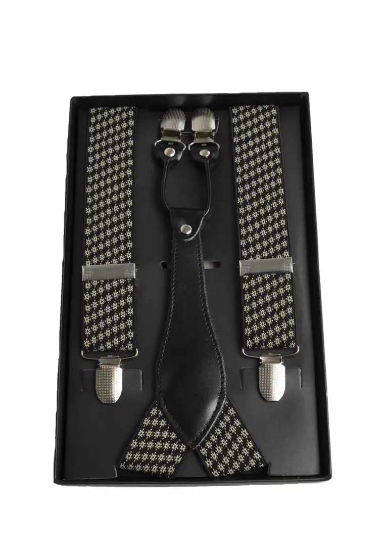 Houseofcuff Suspender Tali Jojon Karet ikat pinggang pria dewasa besar A08