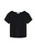 MANGO KIDS black Teens Cropped Cotton T-Shirt 484A7KA13622A2GS_1