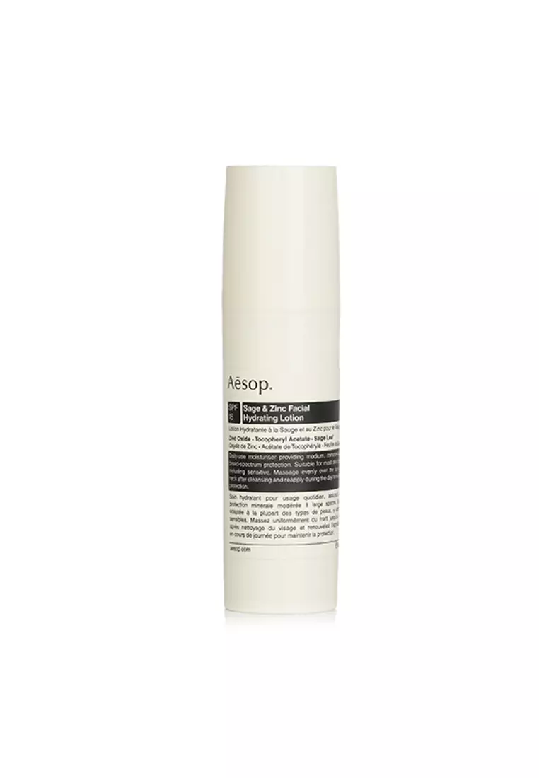 Buy Aesop Aesop Sage And Zinc Facial Hydrating Lotion Spf15 50ml 2024