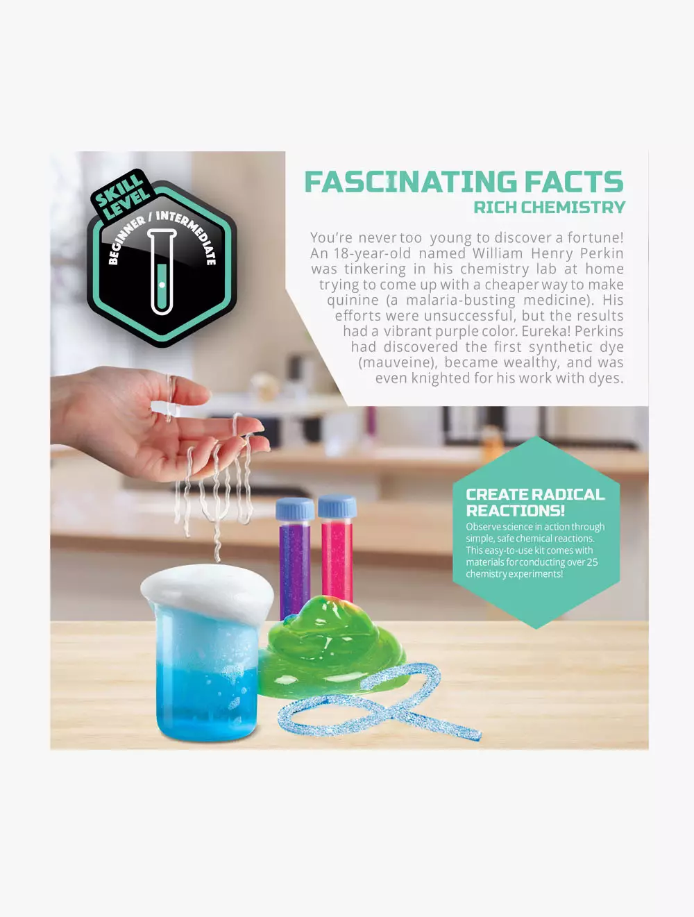 Discovery Mindblown Toy Reaction Lab Experiment Set 13pc - DCN1423011180 - Multi