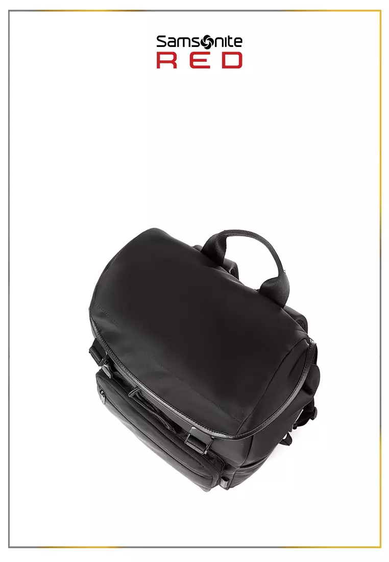Samsonite Red Label Ellwood Flap Backpack – Black