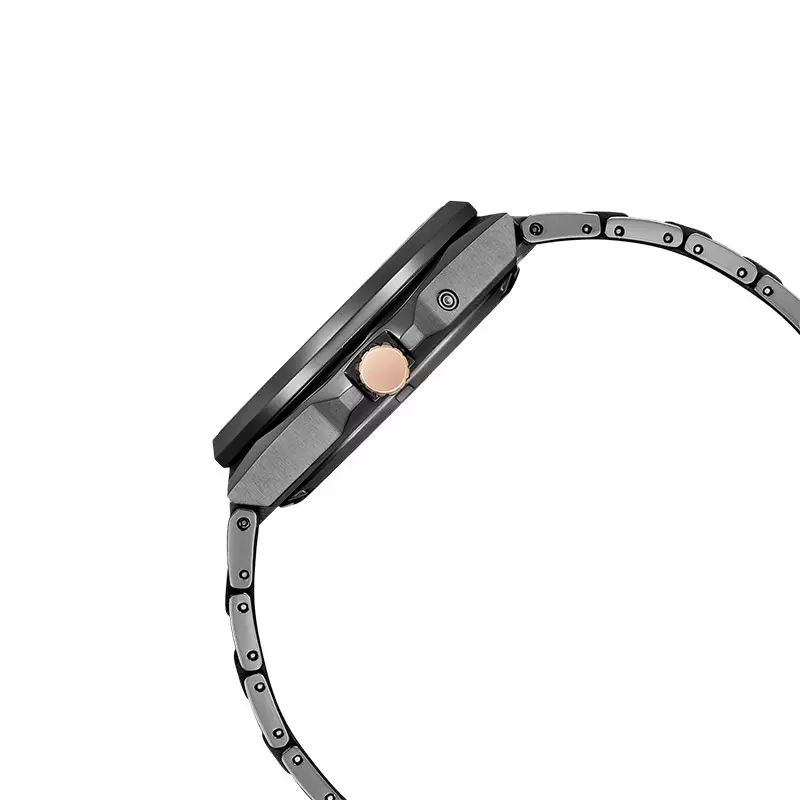 Jam Tangan Pria Citizen Eco Drive BU0065-64E Attesa Titanium Moonphase Black Dial Black Titanium Strap