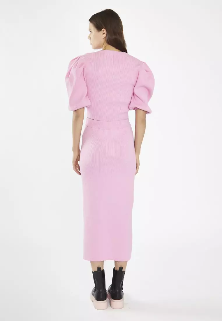 Bubblegum Midi Skirt