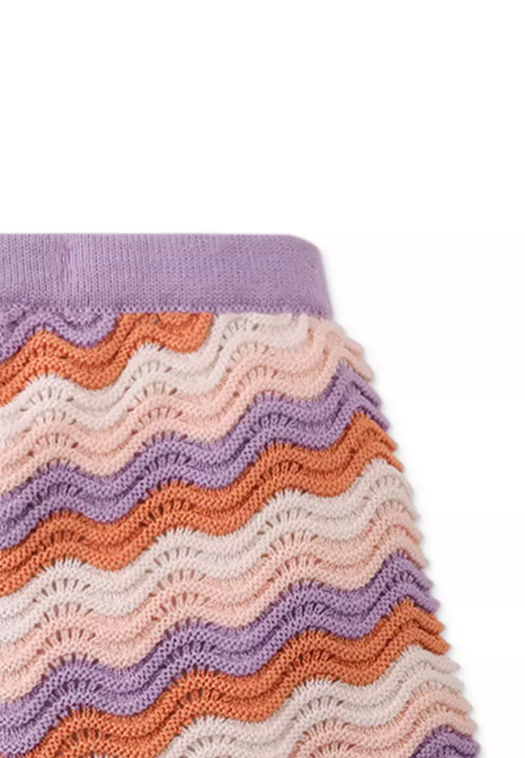 Baby Anastasia Wavey Striped Shorts