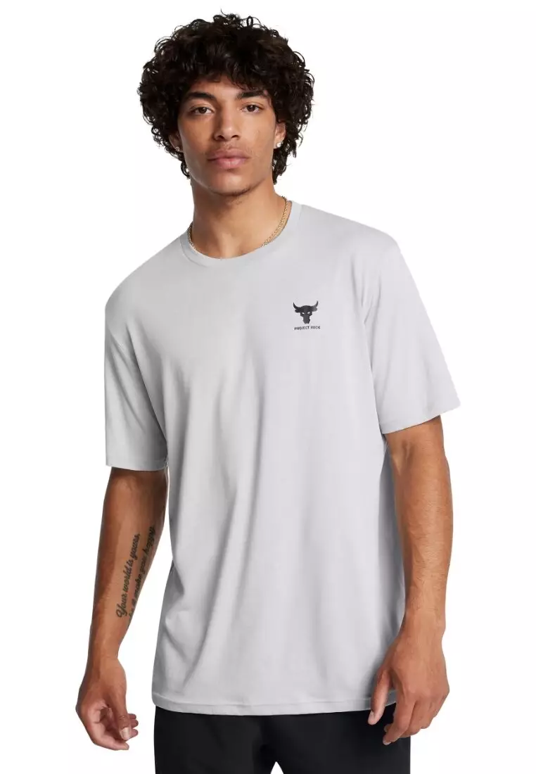 Under Armour Men's Project Rock Branded Short Sleeve