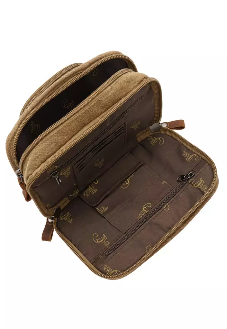 Jack Studio Men's Portable Clutch Canvas Bag BAD 30516