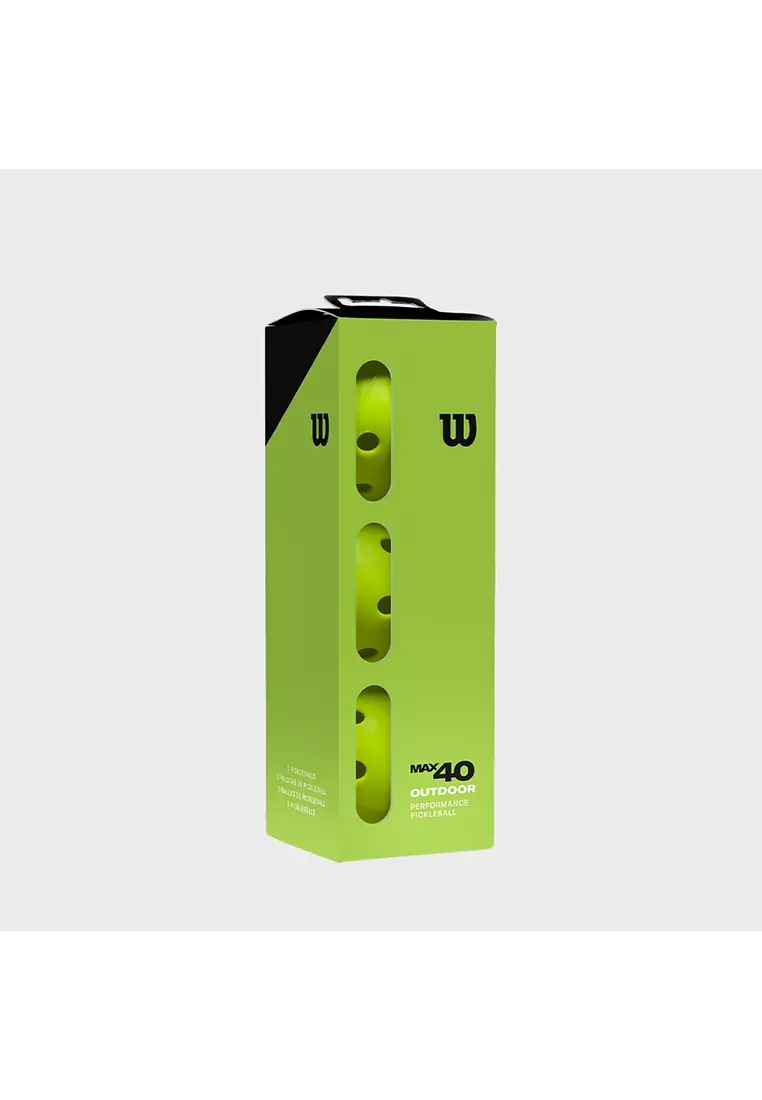 Max 40 Outdoor Pickle Ball 3 Pack Green WR8909201