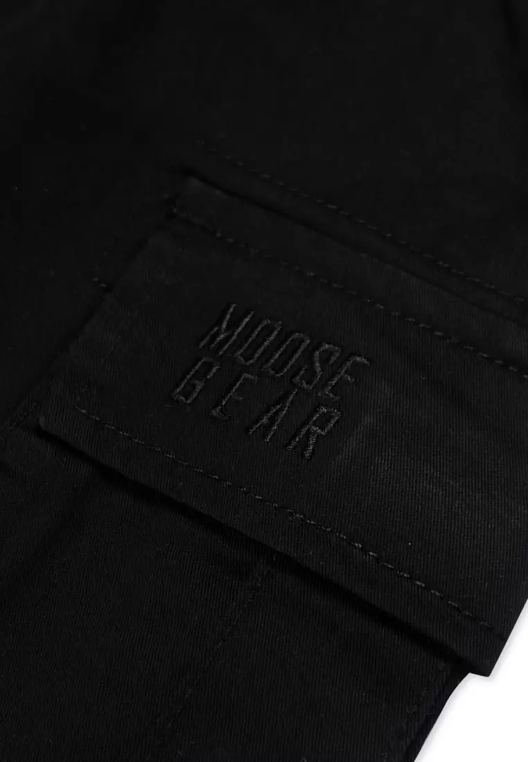Boys Twill Cargo Jogger Pants