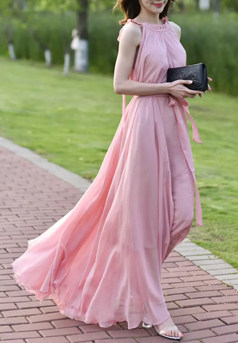 Buy Twenty Eight Shoes VANSA Chiffon Maxi Dress VCW-D0183