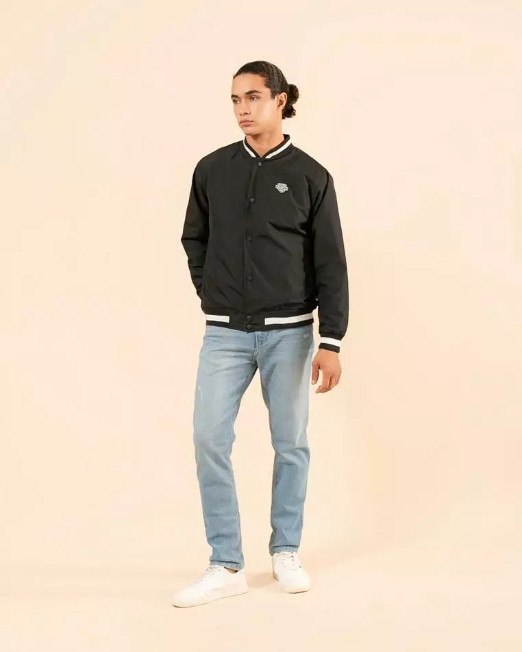 Sharks - Premmium Varsity Jacket - Black [SGG1L0164]