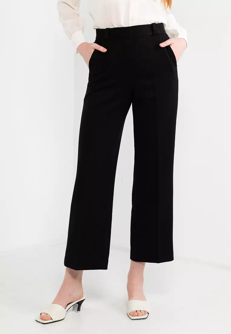 Wide Press Crease Trousers