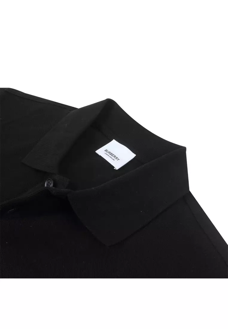 burberry polo shirt big logo